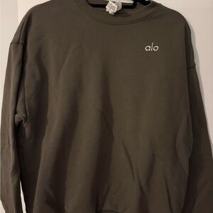 ALO Yoga Accolade Olive Tree Crewneck
